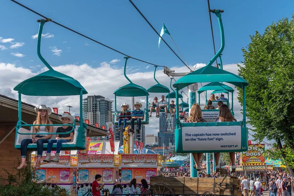 Calgary Alberta Juli 2019 Sehenswürdigkeiten Und Geräusche Des Calgary Geländes — Stockfoto