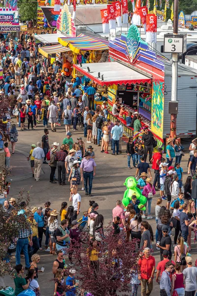 Calgary Alberta July 2019 Sights Sounds Calgary Stampede Grounds Calgary — Stock Photo, Image