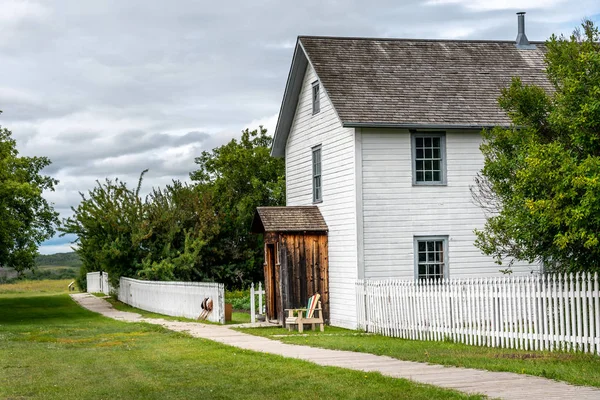 Rectoría Católica Romana San Antonio Padoue Batoche Saskatchewan — Foto de Stock