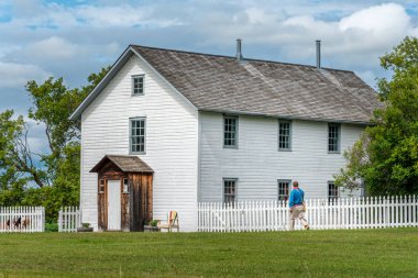 Batoche, Saskatchewan 'daki Aziz Antoine de Padoue Katolik Kilisesi..