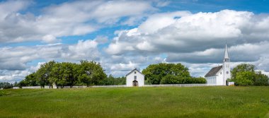 Batoche, Saskatchewan 'daki Aziz Antoine de Padoue Katolik Kilisesi..