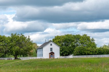 Batoche, Saskatchewan 'daki Aziz Antoine de Padoue Katolik Kilisesi..