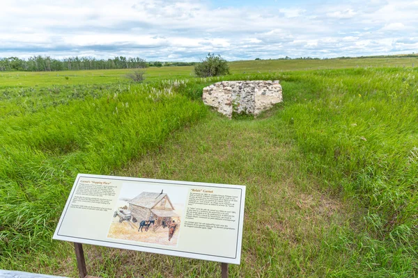 Batoche Saskatchewan Julio 2019 Atracciones Turísticas Sitio Histórico Nacional Batoche —  Fotos de Stock