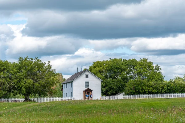 Saint Antoine Padoue Roman Catholic Rectory Batoche Saskatchewan — Stock Photo, Image
