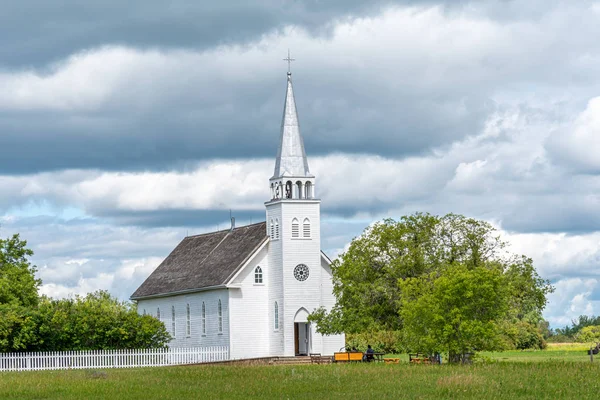 Svatý Antoine Padoue Římskokatolický Kostel Batoche Saskatchewan — Stock fotografie