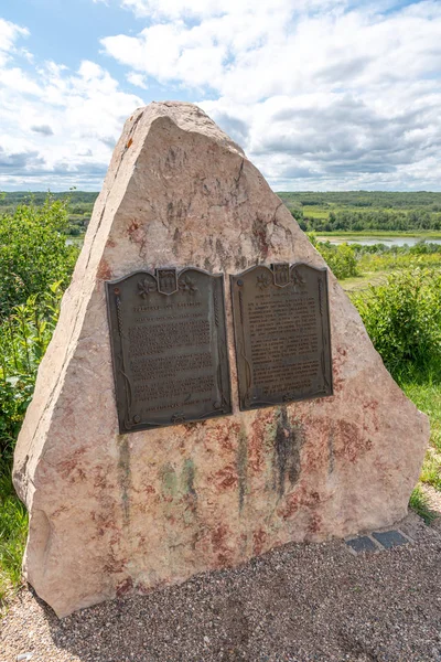 Cimetière Catholique Saint Antoine Padoue Batoche Saskatchewan — Photo