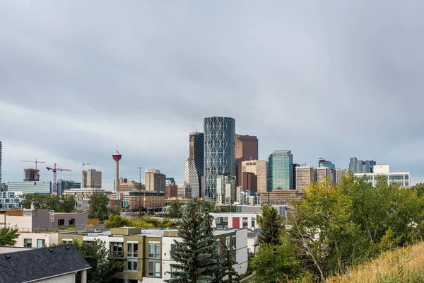 Blick Auf Die Wunderschöne Calgary Alberta Skyline — Stockfoto