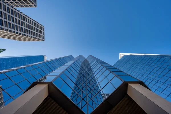 Felhőkarcolók Calgary Városában Alberta Kanada — Stock Fotó