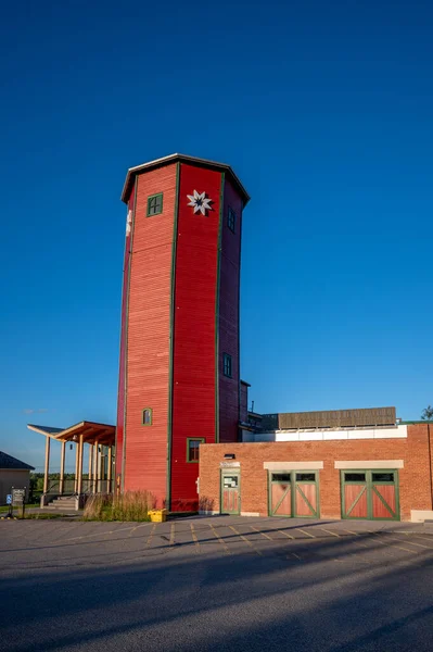 Calgary Alberta Julio 2020 Vista Histórica Torre Agua Universidad Santa — Foto de Stock