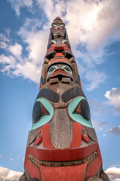 Totem Pole Jasper National Park Dusk — Stock Photo, Image