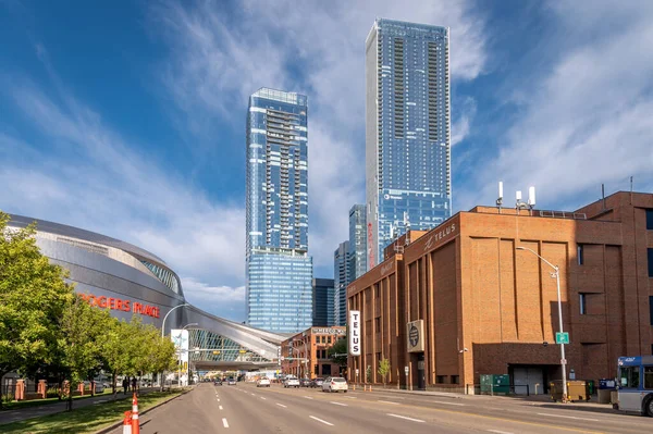 Edmonton Alberta August 2020 Der Ice District Edmonton Alberta Einschließlich — Stockfoto