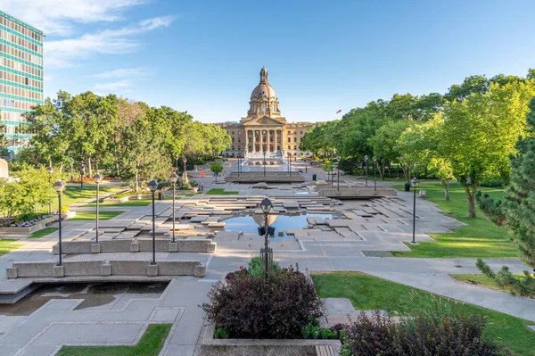 Edifício Legislatura Alberta Edmonton Alberta — Fotografia de Stock