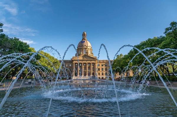 Alberta Legislature Épület Edmonton Albertában — Stock Fotó