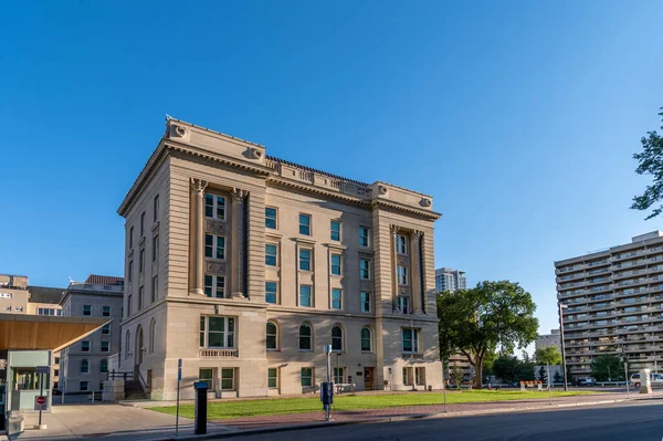 Edmonton Alberta August 2020 Government Buildings Located Grounds Alberta Legislature — Stock Photo, Image