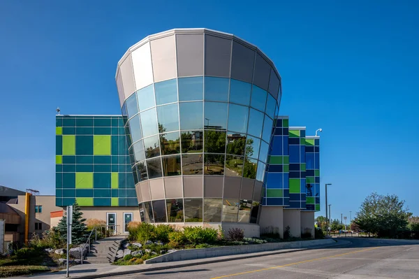 Exteriér Budov Univerzitním Kampusu Mount Royal Calgary — Stock fotografie