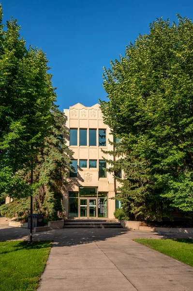 Exterior Edifícios Campus Universidade Mount Royal Calgary — Fotografia de Stock