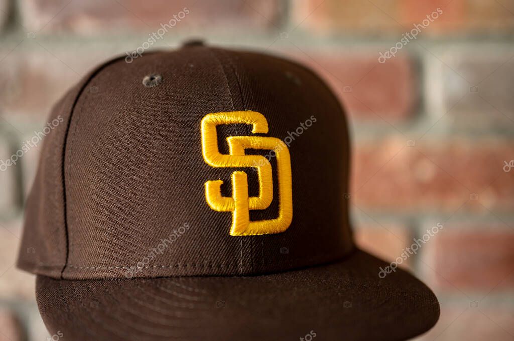 Calgary, Alberta - September 6, 2025: San Diego Padres baseball hat.