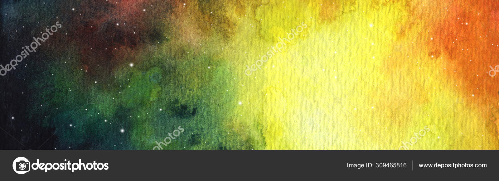 Download Abstract Bright Colorful Universe Nebula Night Starry Sky Rainbow Colors Stock Photo Image By C Khaneeros 309465816