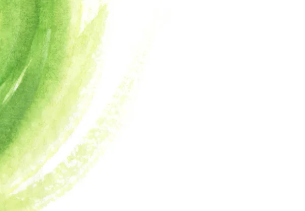 Ljusgröna Vågor Abstrakt Bakgrund Abstrakt Akvarell Handmålade Bakgrund — Stockfoto