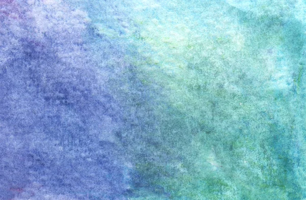 手描きのアブストラクトライトブルー水彩背景 — ストック写真