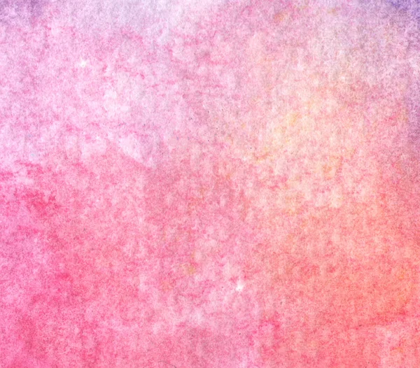 Pink Watercolor Painted Paper Texture Background — Stock Photo, Image