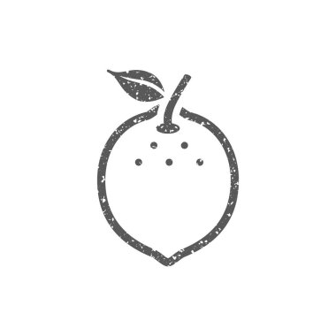 Doku beyaz arka plan üzerinde izole limon simgesini