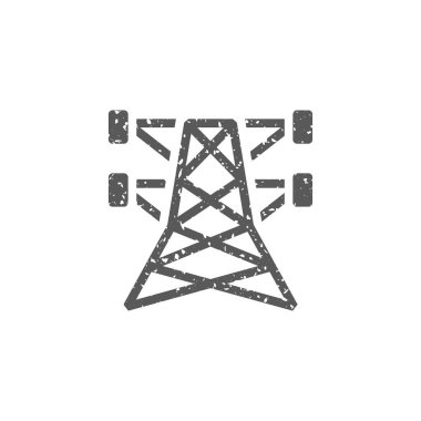 Beyaz arka plan üzerinde izole doku simgesinde pilon