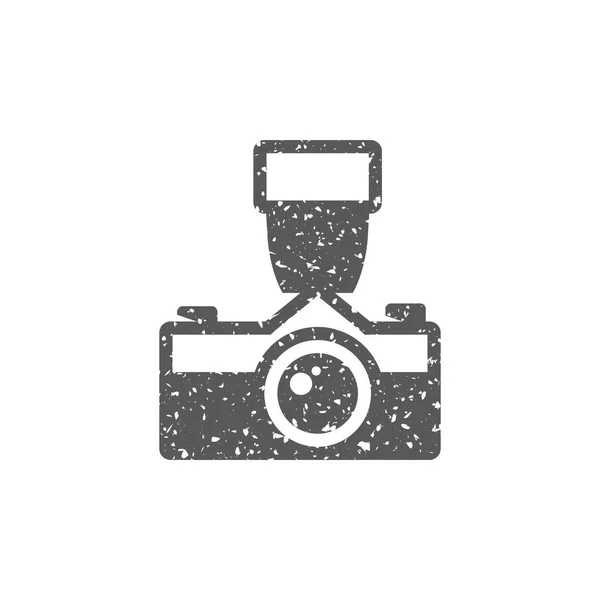 Camera Pictogram Geïsoleerd Witte Achtergrond — Stockvector
