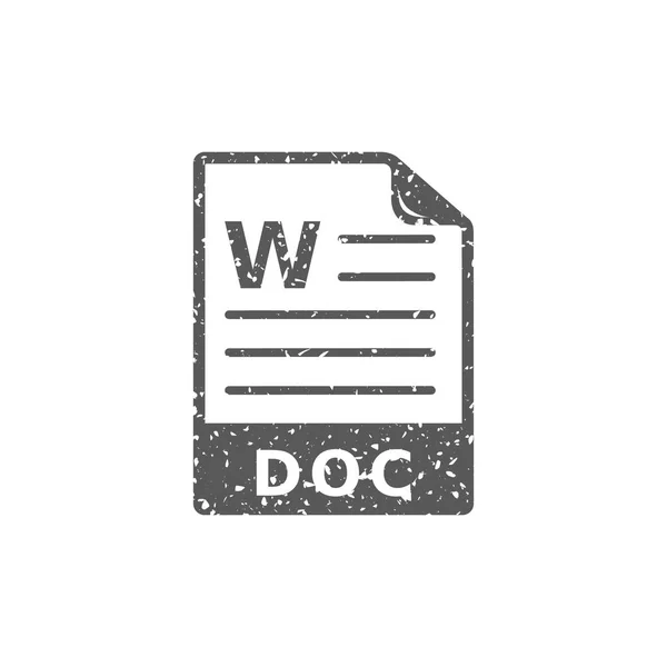 Icône Format Fichier Isolé Sur Fond Blanc — Image vectorielle