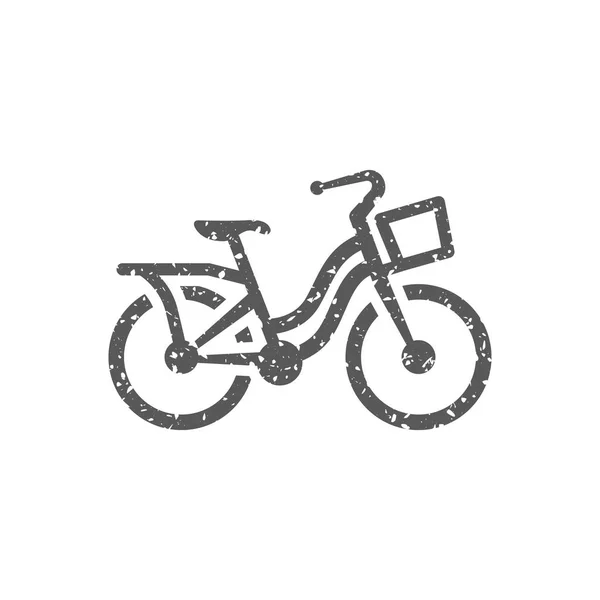 Mountain Bike Icon Isolated White Background — Stock Vector