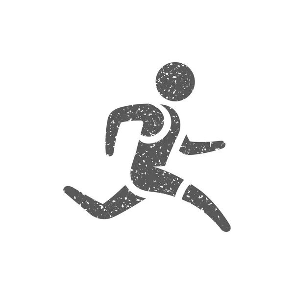 Icono Del Atleta Aislado Sobre Fondo Blanco — Vector de stock