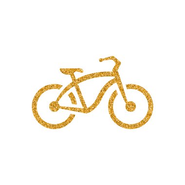 Beyaz arka plan üzerinde izole Bisiklet simgesi