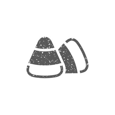 Beyaz arkaplanda şeker simgesi izole