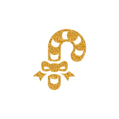 Beyaz arkaplanda şeker simgesi izole