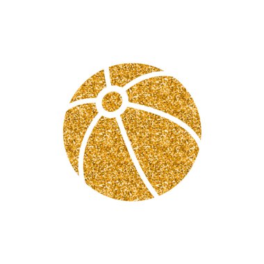 Beyaz arka plan üzerinde izole top simgesi