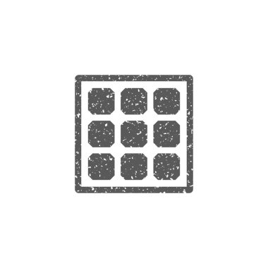 Güneş hücreleri Paneli simgesi beyaz arka plan üzerinde izole