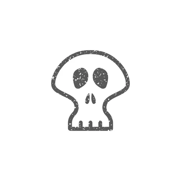 Skelett Symbol Isoliert Auf Weißem Hintergrund — Stockvektor