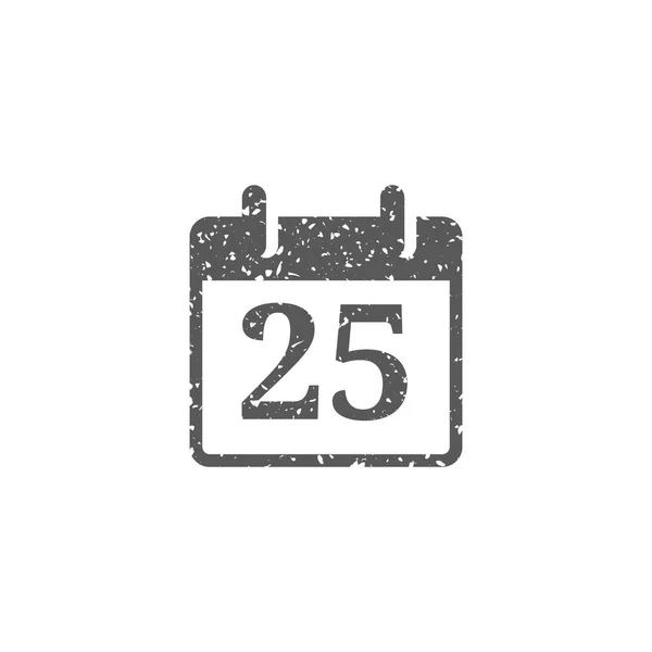 Icono Del Calendario Aislado Sobre Fondo Blanco — Archivo Imágenes Vectoriales