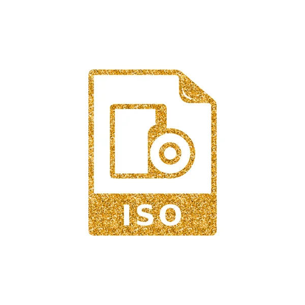 File Format Icon Isolated White Background — Stock Vector