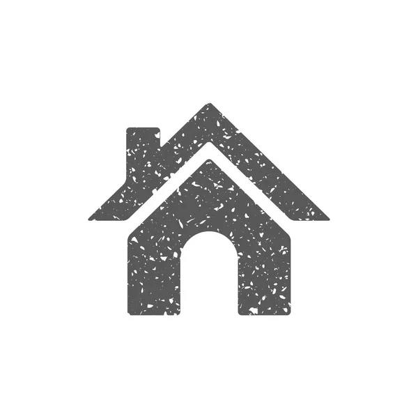 Home Icona Pulsante Isolato Sfondo Bianco — Vettoriale Stock