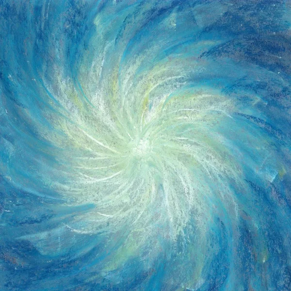 瞑想のためのイメージ 抽象的な青の背景 — ストック写真