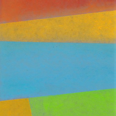 Pastel desenli soyut çizgili manzara