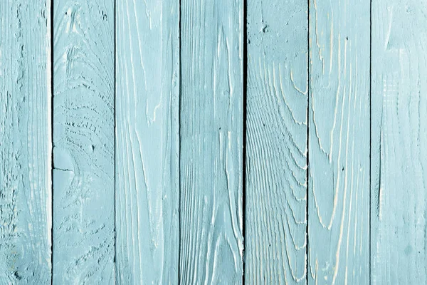 Draufsicht Auf Hellblauen Holzhintergrund Mit Vertikalen Planken — Stockfoto