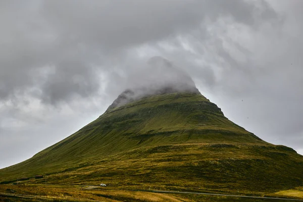 Kirkyufell Mountain Montagne Célèbre Islande — Photo