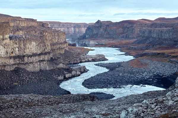 Dettifos Very Big Waterfall Iceland — Stock Photo, Image