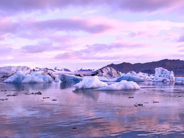 Joekulsarlon Laguna Glaciar Más Grande Islandia — Foto de Stock