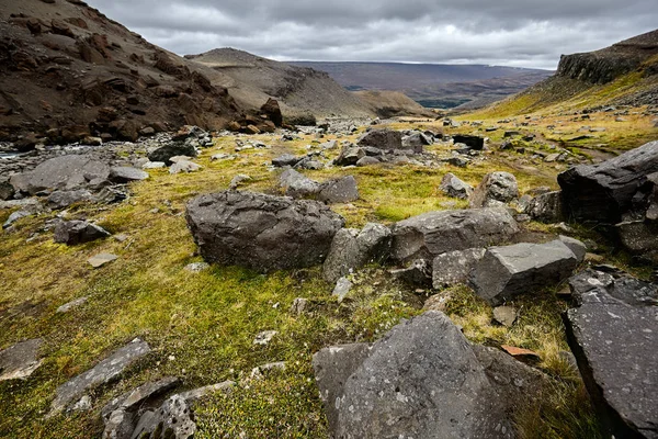 Belles Montagnes Cascades Islande Paysage Cosmique — Photo