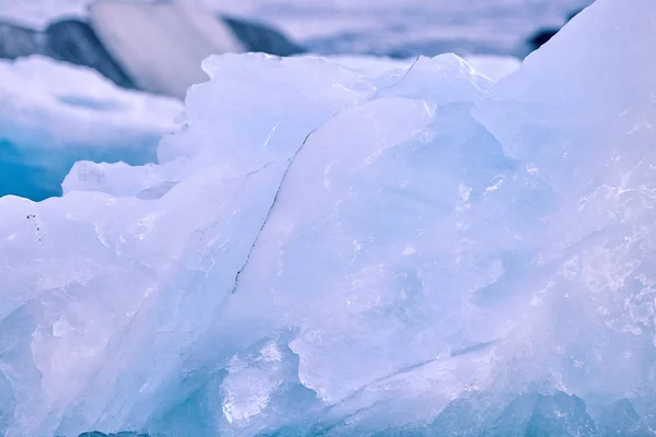 Joekulsarlon Den Största Glaciala Lagunen Island — Stockfoto