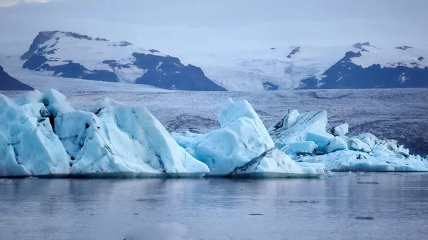 Joekulsarlon Найбільшим Льодовиковим Лагуни Ісландії — стокове фото