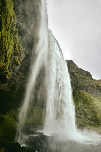 Seljalandsfoss Cascata Più Bella Islanda — Foto Stock